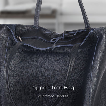 Calf Leather Tote Bag