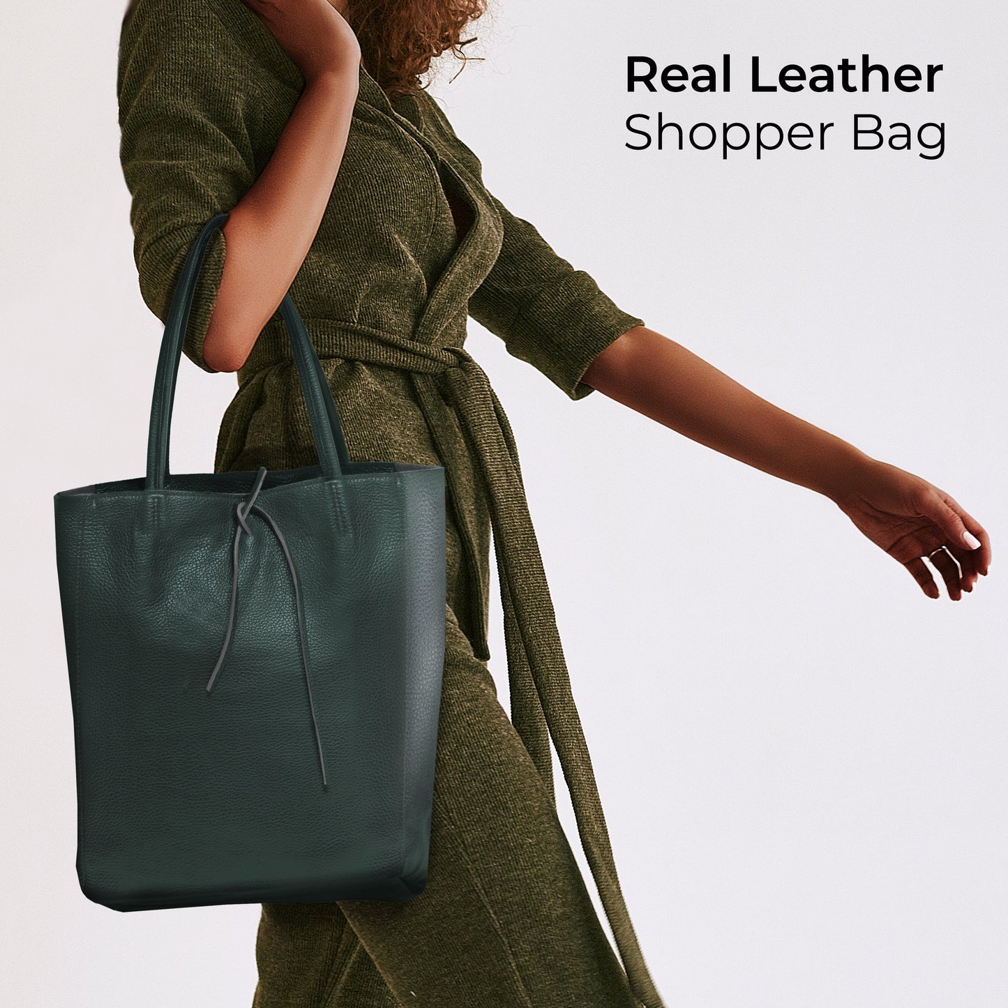 Calf Leather Tote Bag
