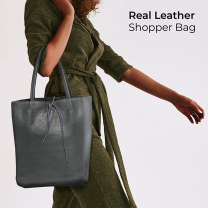 Calf Leather Tote Bag