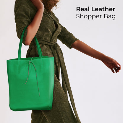 Calf Leather Tote Bag