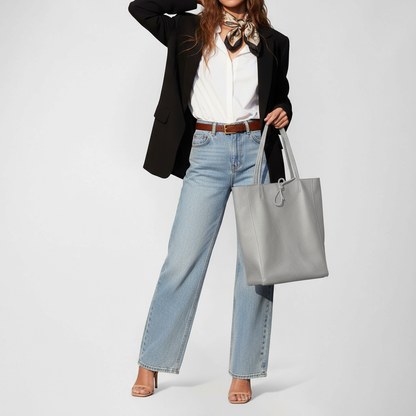 Calf Leather Tote Bag