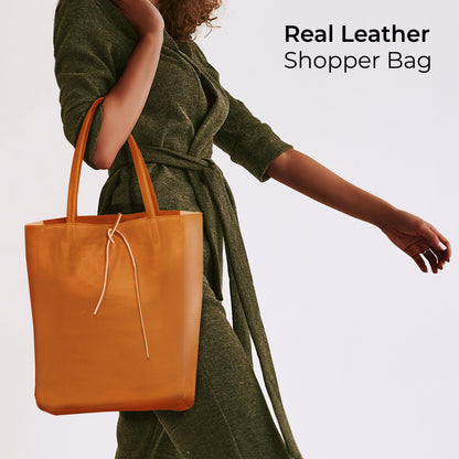 Calf Leather Tote Bag
