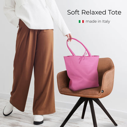 Calf Leather Tote Bag