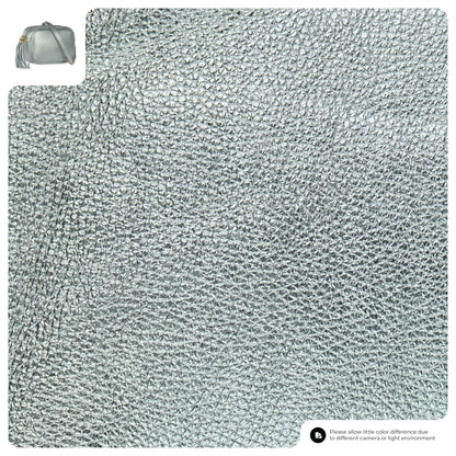 Metallic Calf Leather Crossbody Bag