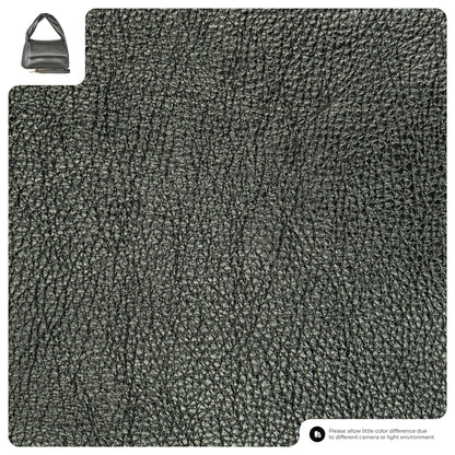 Metallic Calf Leather Top-Handle Bag