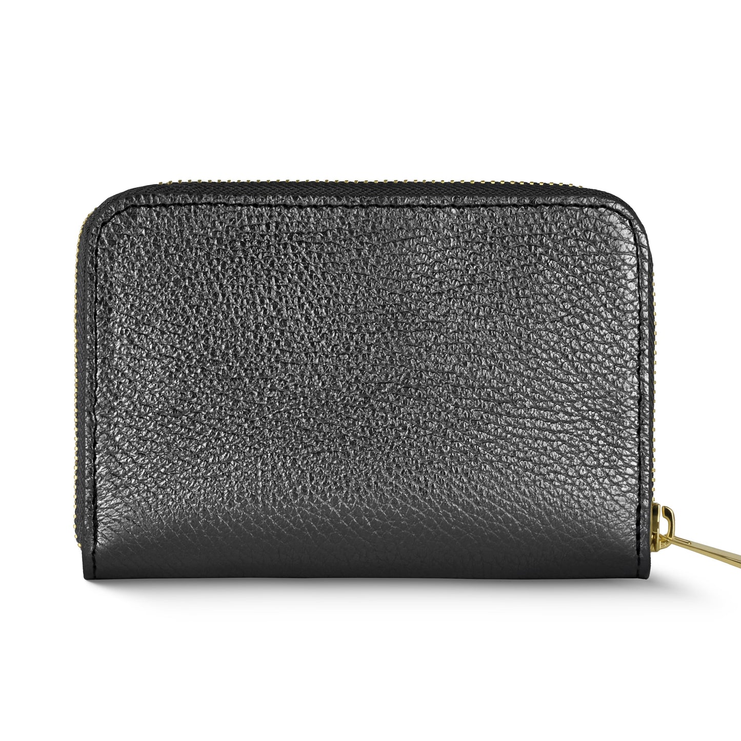 Metallic Calf Leather Wallet