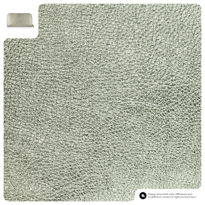 Metallic Calf Leather Wallet