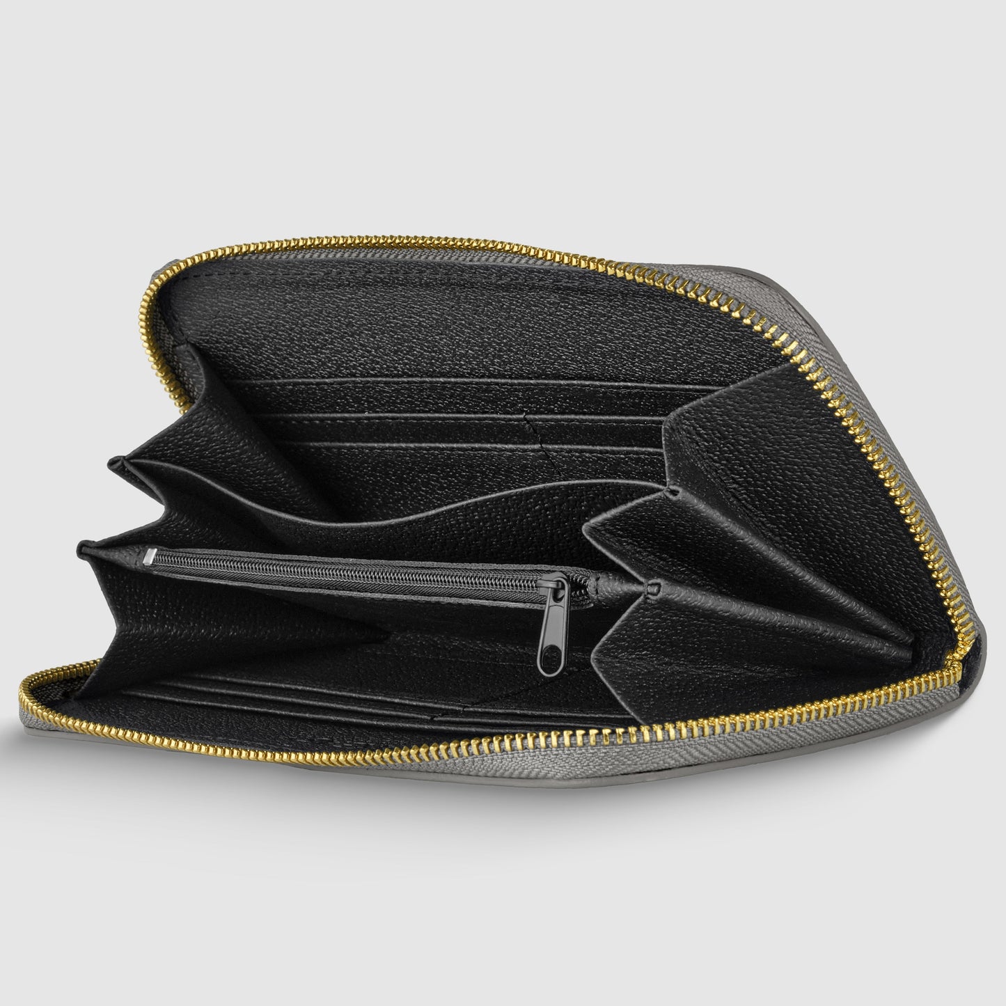 Metallic Calf Leather Wallet