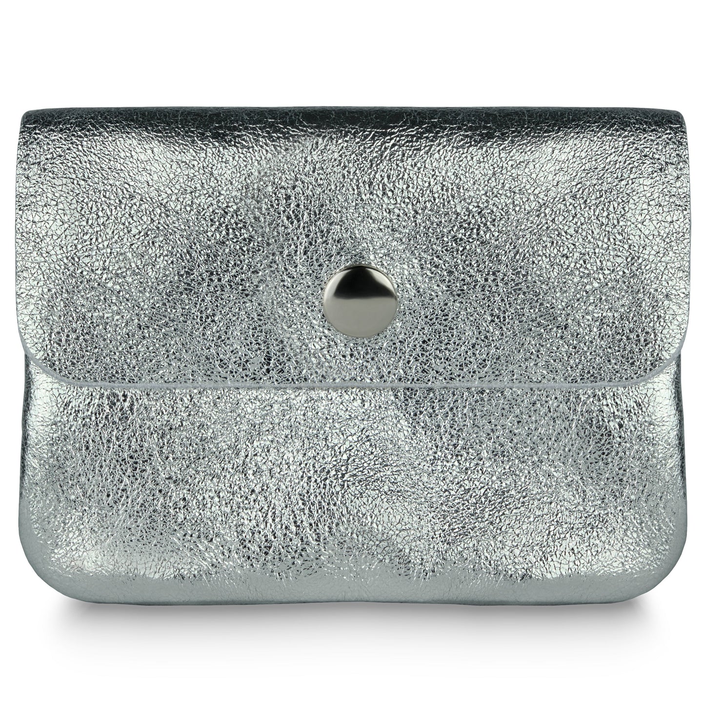 Metallic Suede Leather Wallet