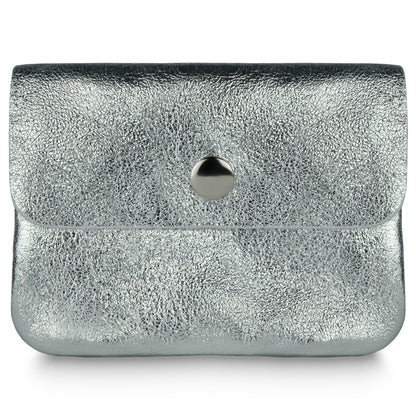 Metallic Suede Leather Wallet