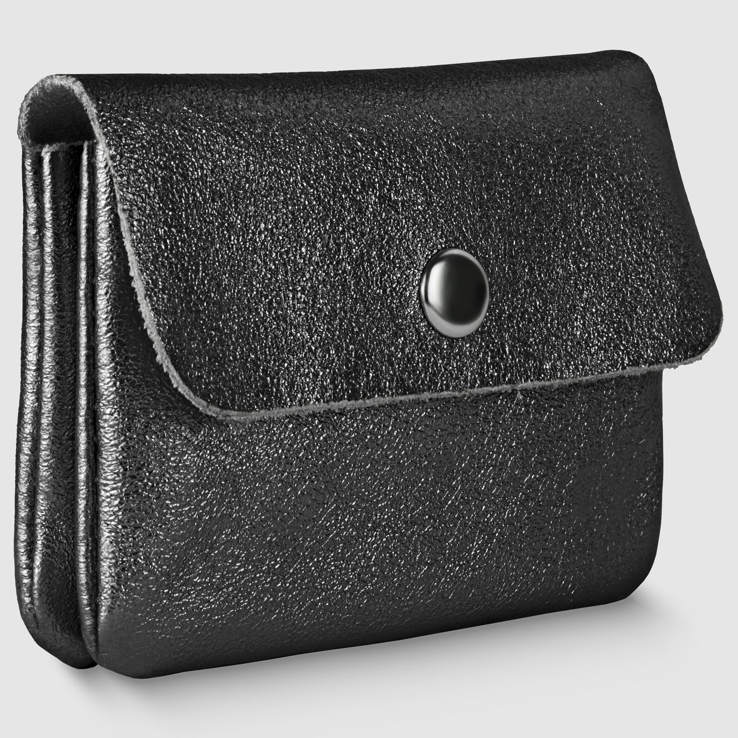 Metallic Suede Leather Wallet