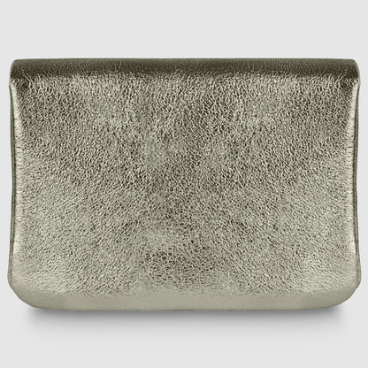 Metallic Suede Leather Wallet