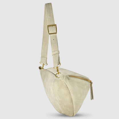 Suede Leather Crossbody Bag