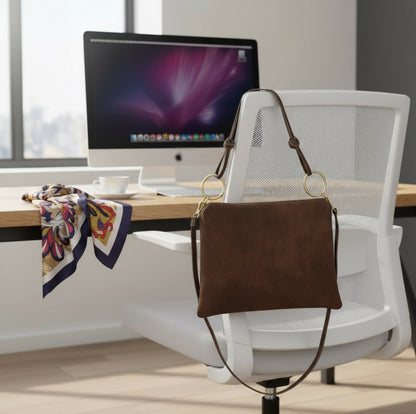 Suede Leather Shoulder Bag