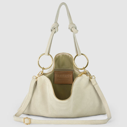 Suede Leather Shoulder Bag