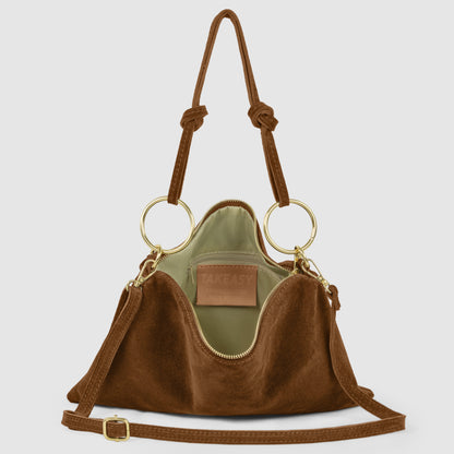 Suede Leather Shoulder Bag