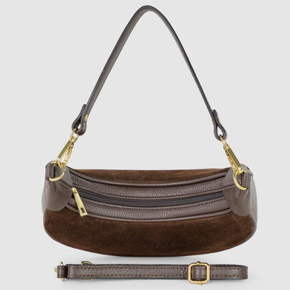 Suede Leather Shoulder Bag