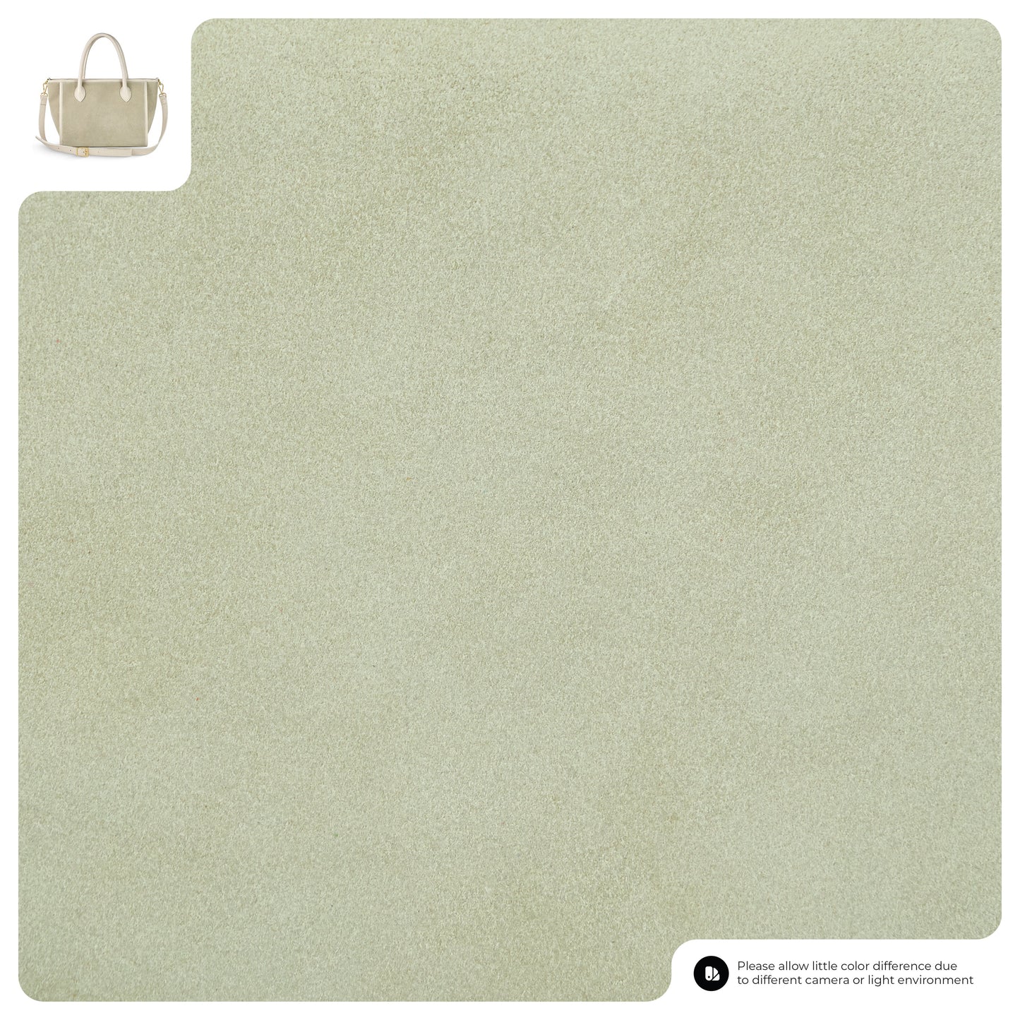 Suede Leather Top-Handle Bag