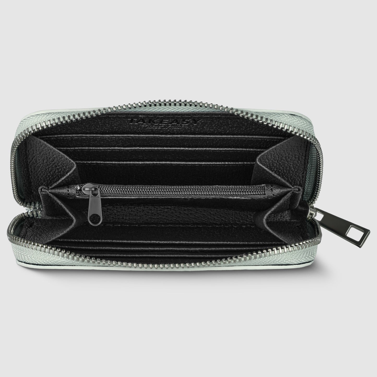 Weave Metallic Suede Leather Wallet