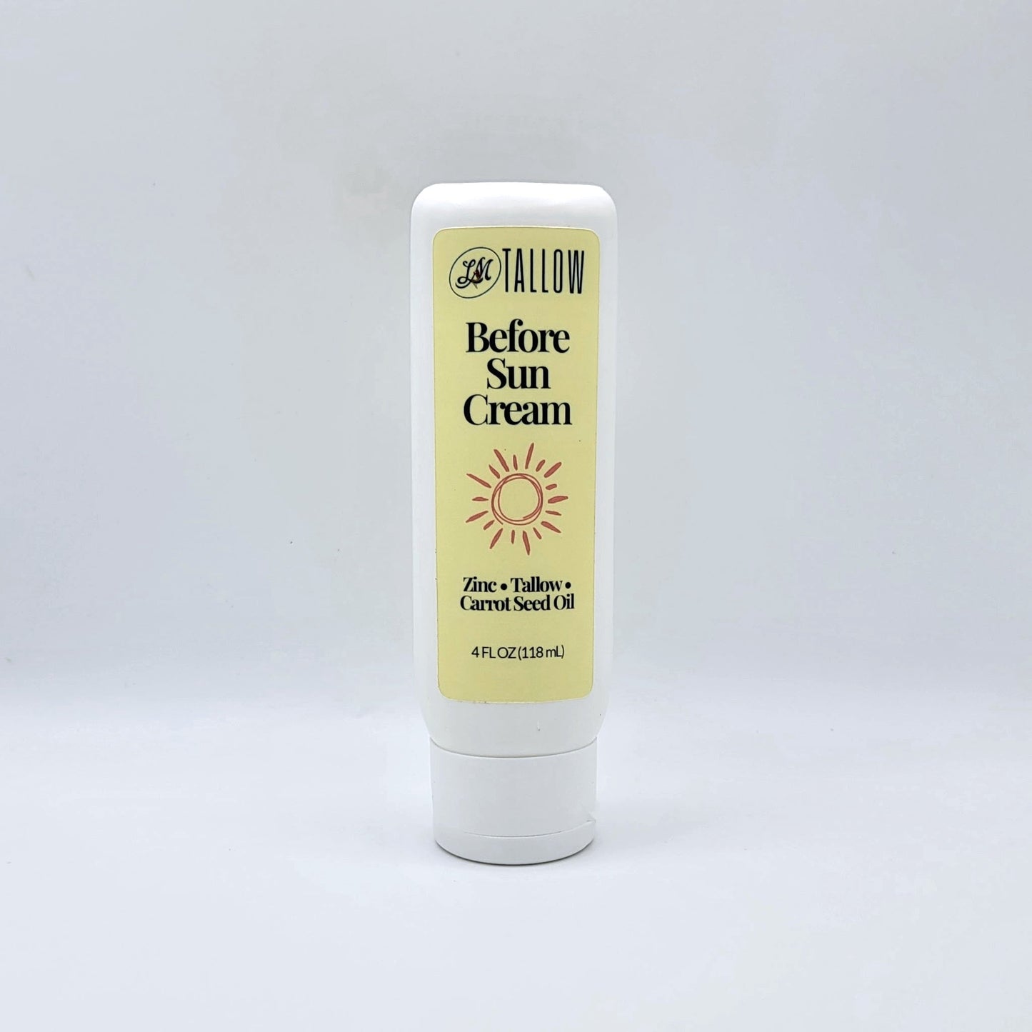 Tallow Before Sun Cream | Beef Tallow Non-Nano Zinc Oxide and Botanical Oils