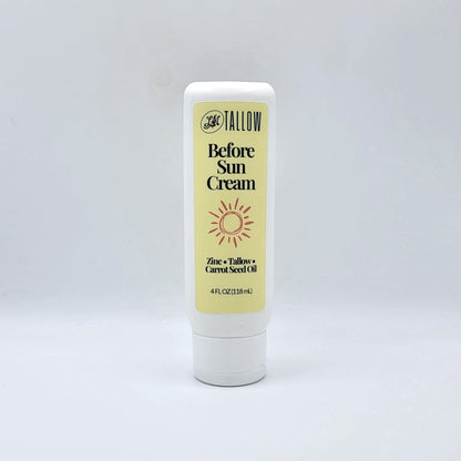 Tallow Before Sun Cream | Beef Tallow Non-Nano Zinc Oxide and Botanical Oils