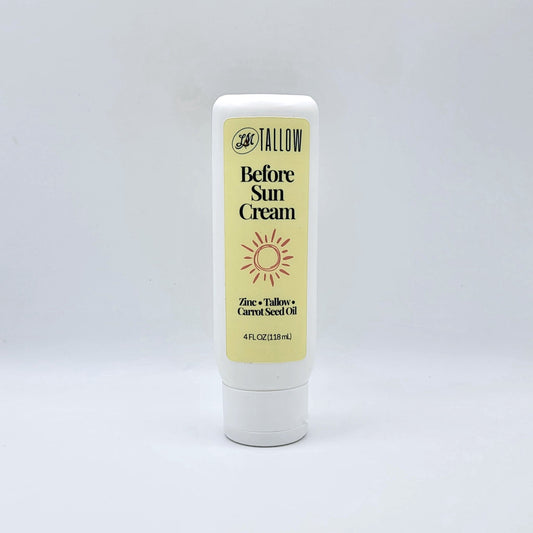 Tallow Before Sun Cream | Beef Tallow Non-Nano Zinc Oxide and Botanical Oils