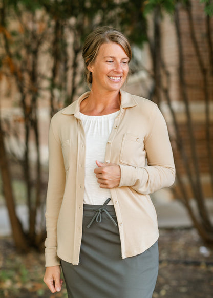 Taylor Ultra Soft Button Front Shirt