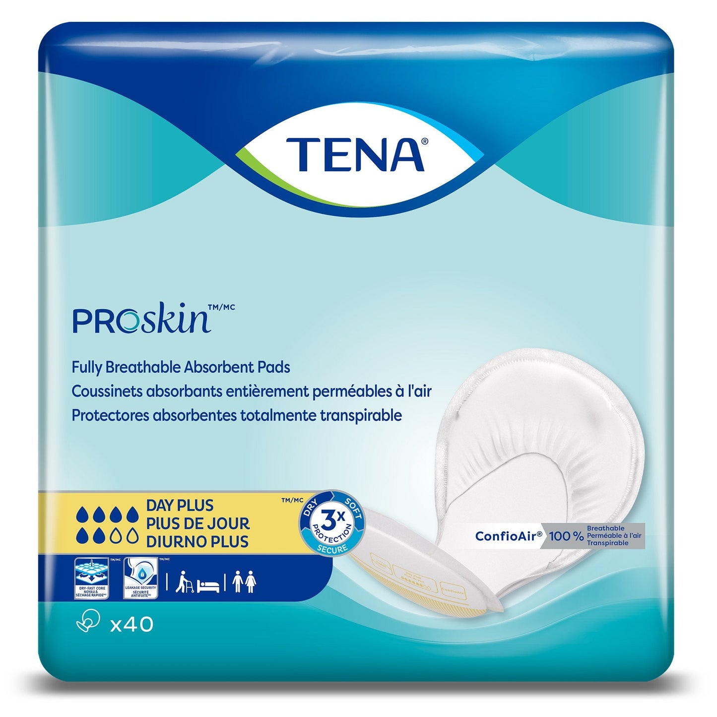 TENA Proskin Pads, Day Plus