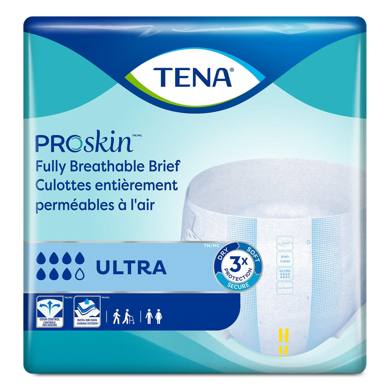 TENA ProSkin Ultra Adult Incontinence Briefs