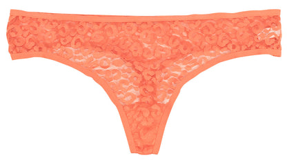 Leopard Lace Thong