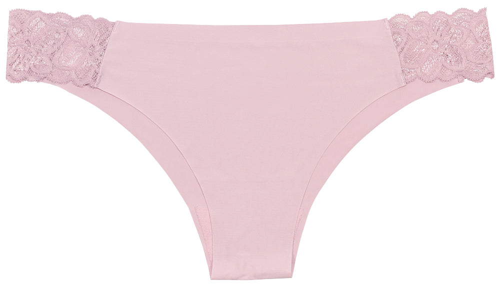 Laser Cut Bikini with Lace Sides