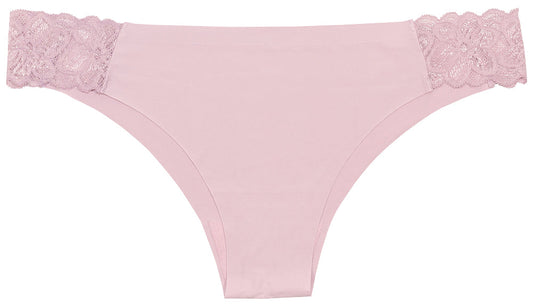 Laser Cut Bikini with Lace Sides