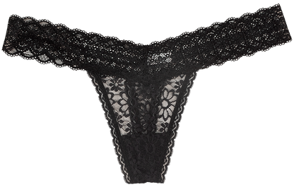 V-Front Lace Thong