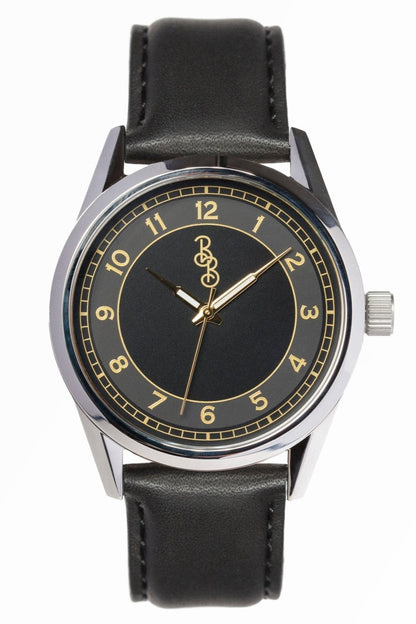 Black and Gold Classic Watch