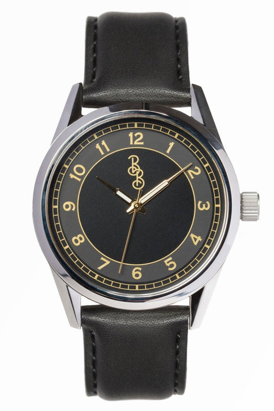 Black and Gold Classic Watch
