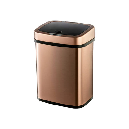 Rectangular Motion Sensor Trash Can 3.2 Gallon Stainless Steel | DZT-12-5