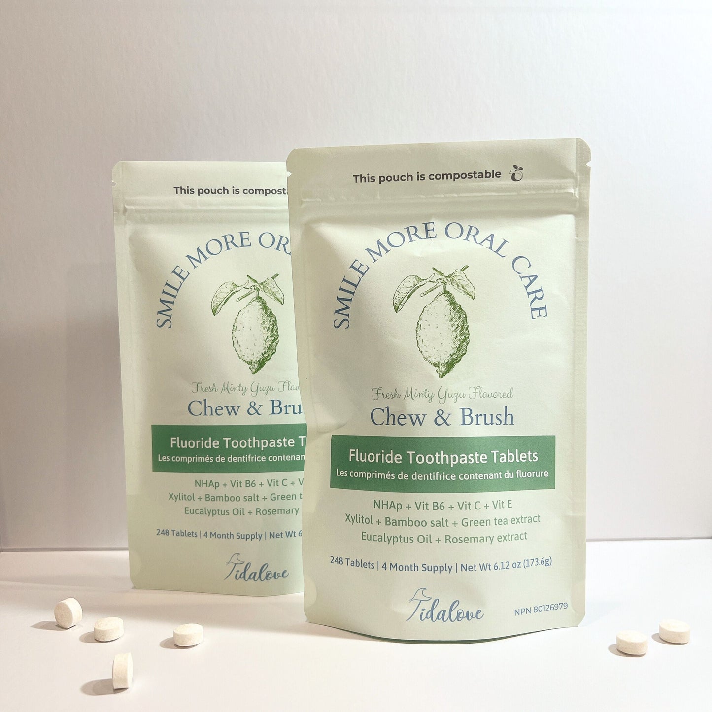 4 Month Supply Of Toothpaste Tablets