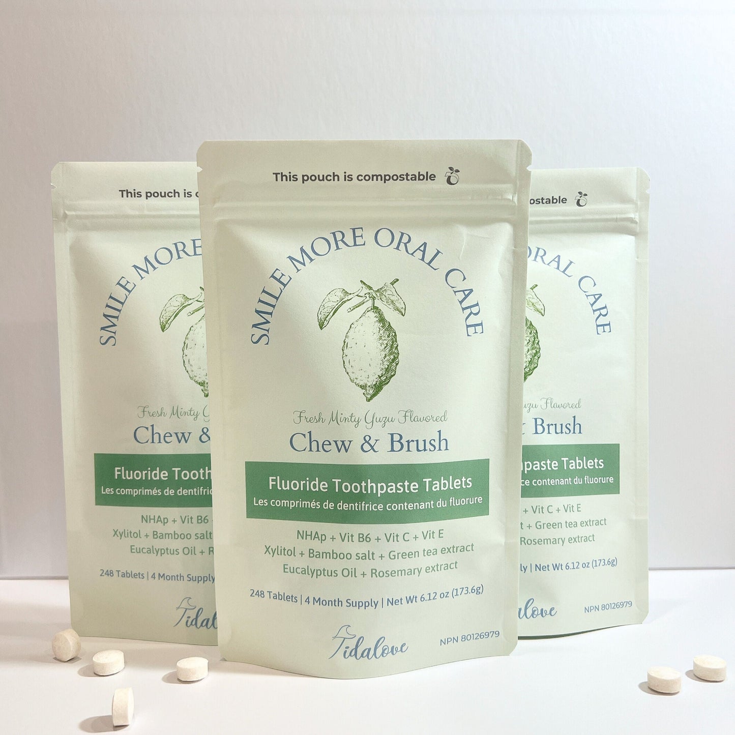 4 Month Supply Of Toothpaste Tablets