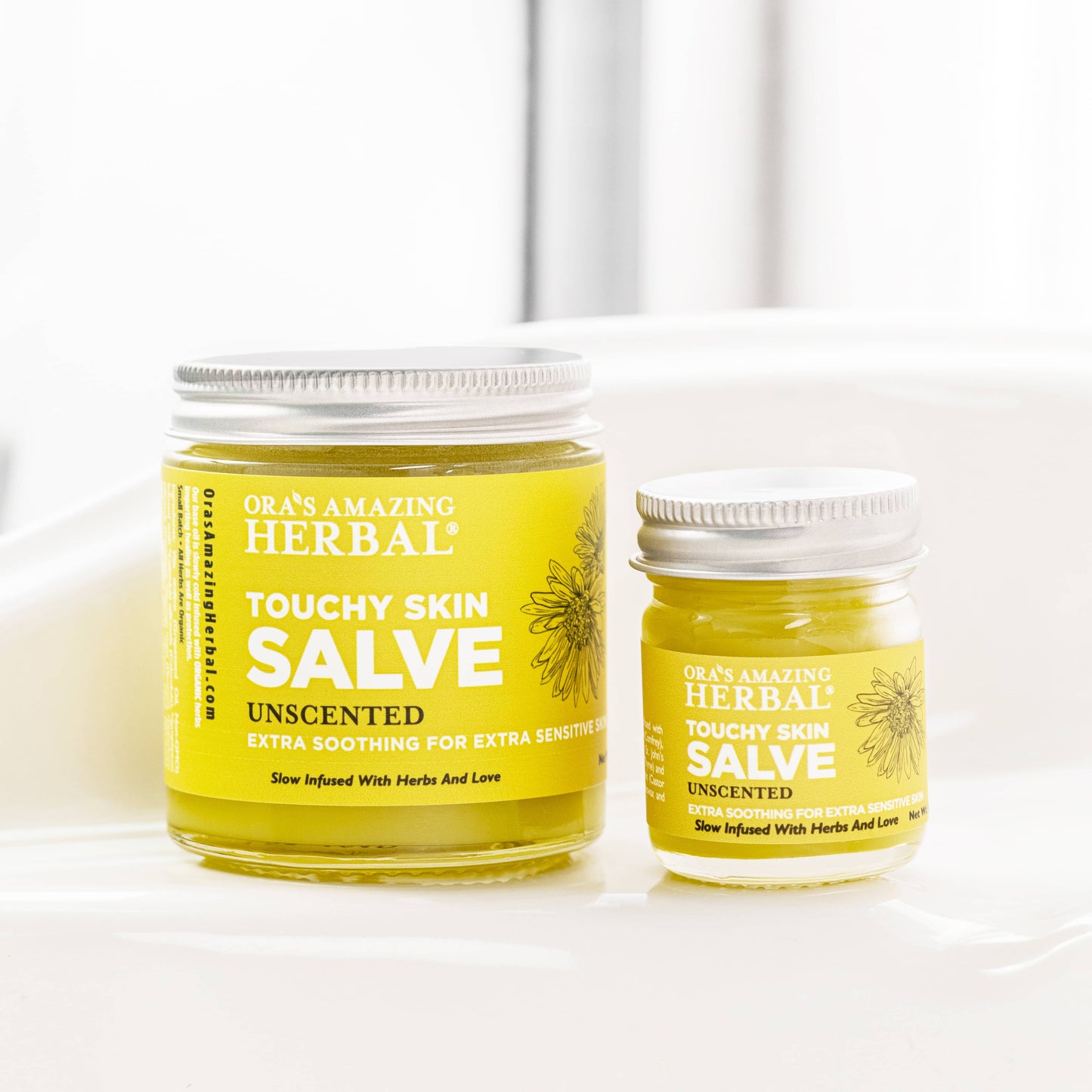 Touchy Skin Salve, Eczema Cream Ointment for Sensitive Skin