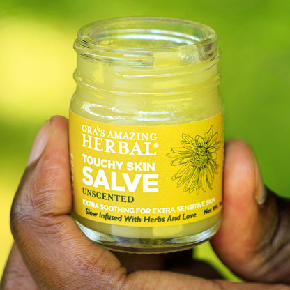 Touchy Skin Salve, Eczema Cream Ointment for Sensitive Skin