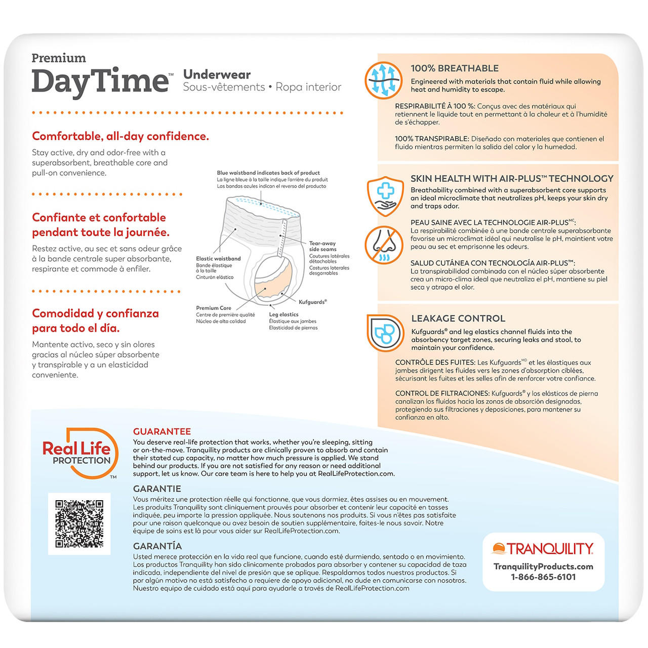 Tranquility Premium DayTime Disposable Absorbent Underwear