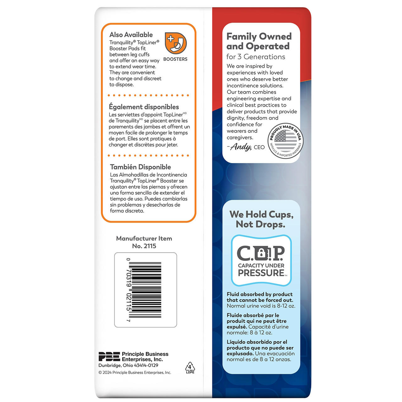 Tranquility Premium OverNight Disposable Absorbent Underwear