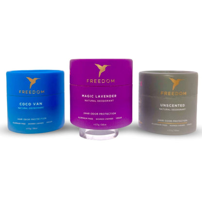 Eco-friendly Deodorant - 0.6oz Each Variety Pack