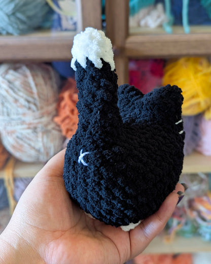Chubby Tuxedo Loaf Cat Plushie