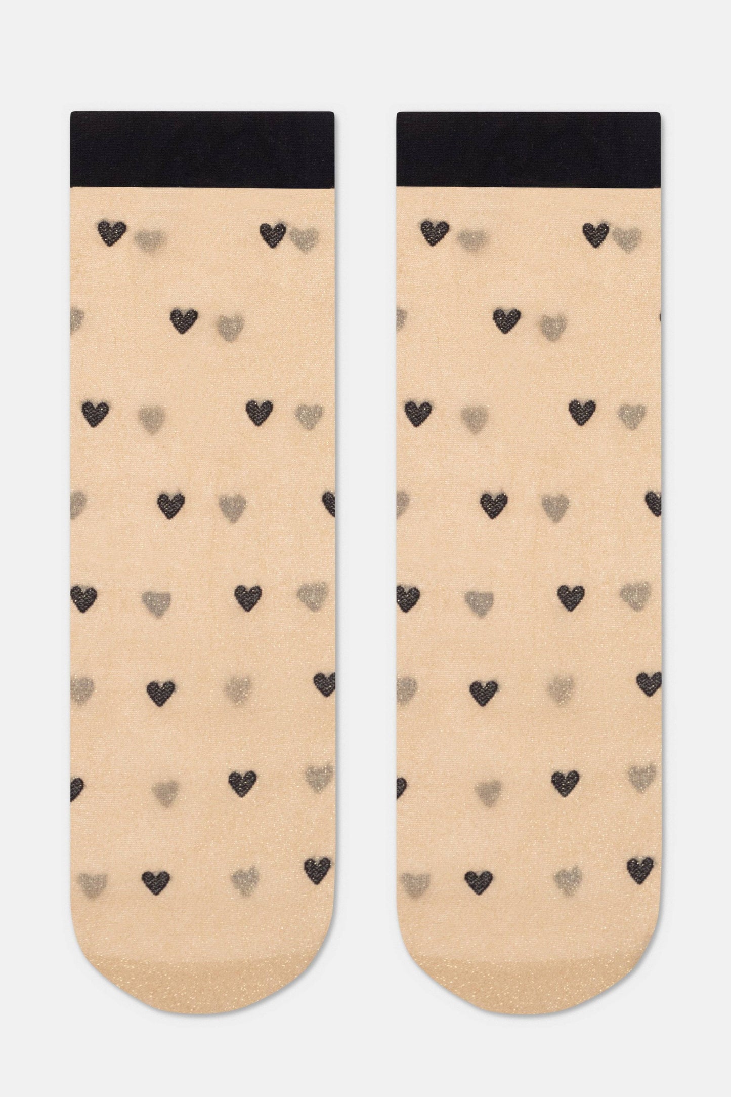 Shimmering Socks Conte Fantasy - "Hearts" Designs