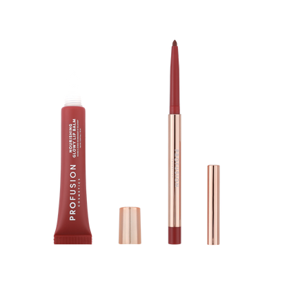 Lip Treat Duo Soft Matte Creamy Lip Liner & Nourishing Glowy Lip Balm