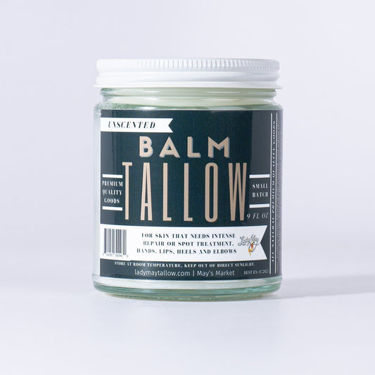 Unscented Tallow Balm – All-Natural Beef Tallow Moisturizer