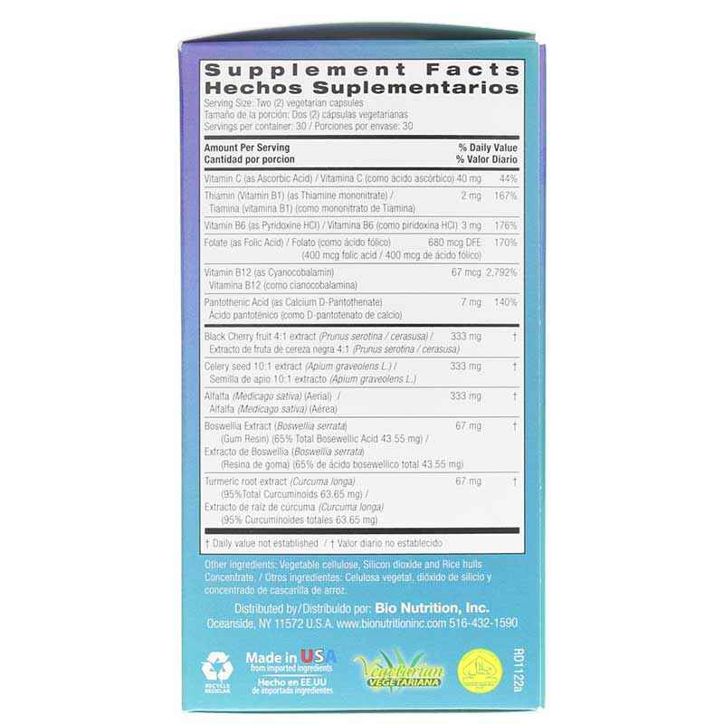 Bio Nutrition Urilow Vegetarian Capsules, 60 ct.