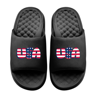 USA Flag Wordmark Motive