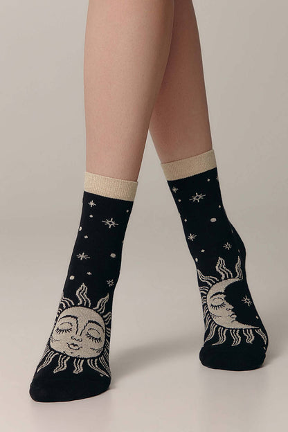 Socks Cotton Conte Happy 355 - Sun